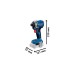 Гайковерт Bosch Professional ударний GDR 18V-215 18V, 215Нм, 3800об/хв, M6-M16 (без АКБ та ЗП) (0.601.9N2.020)