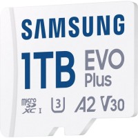Карта пам'яті Samsung 1TB microSDXC Class UHS-I U3 V30 A2 EVO Plus + SD Adapter (MB-MC1T0SA)