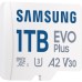 Карта пам'яті Samsung 1TB microSDXC Class UHS-I U3 V30 A2 EVO Plus + SD Adapter (MB-MC1T0SA)
