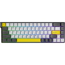 Клавіатура Ajazz AK680 V2 Ice Island Magnetic Switch USB UA Black/Gray/Yellow (AK680-V2-I-BGY)