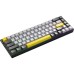 Клавіатура Ajazz AK680 V2 Ice Island Magnetic Switch USB UA Black/Gray/Yellow (AK680-V2-I-BGY)
