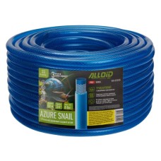 Шланг для поливу Alloid Pro армований, 3-шаровий, AZURE SNAIL, 3/4", 50м (WH-67655)