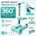 Самокат iSporter EVO 2в1 з сидінням зелений (M2_Green)