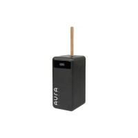 Батарея універсальна AURA NRG-P100 100000mAh 22.5W Black (PBANRG-P100B)