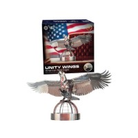 Конструктор Metal Time Колекційна модель Unity Wings Silver Armor Crystal Edition (MT101SWRSK/READY)