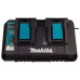 Набір акумулятор + зарядний пристрій Makita LXT BL1860B x 4шт (18В, 6Ah) + DC18RD, кейс Makpac 3 (198091-4)