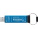 USB флеш накопичувач Kingston 128GB IronKey Keypad 200 AES-256 Encrypted Blue USB 3.2 (IKKP200/128GB)