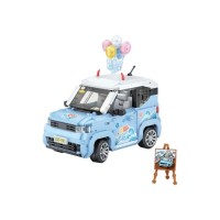 Конструктор LOZ Автомобіль MINI блакитний (1131)