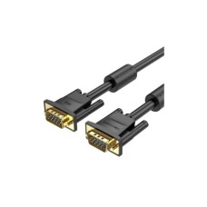 Кабель мультимедійний VGA M to VGA M 25.0m ferrite black Vention (DAEBS)