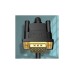 Кабель мультимедійний VGA M to VGA M 25.0m ferrite black Vention (DAEBS)
