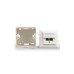 Комп'ютерна розетка RJ45x2 FTP cat.6 Cablexpert (MWS-2S6-01)
