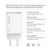 Зарядний пристрій ColorWay GaN Mini 65W PD Port PPS USB-C white (CW-CHS049PD-WT)