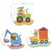 Пазл DoDo 3 в 1 Транспорт (300392)