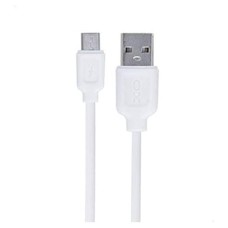 Дата кабель USB 2.0 AM to Micro 5P 1.0m 2.1A white XO (NB36-M-1-WH)