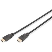 Кабель мультимедійний HDMI M to HDMI M 5.0m 4K60Hz Ethernet black Digitus (DK-330123-050-S)