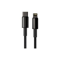 Дата кабель USB-C to Lightning 2.0m Tungsten Gold Fast Charging, PD 20W black Baseus (CATLWJ-A01)