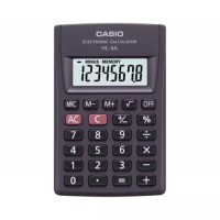 Калькулятор Casio HL-4A-W-EP, чорний (CALC-CAS-HL-4A-W-EP)