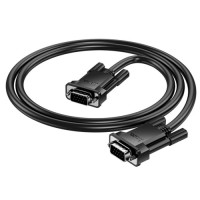 Кабель мультимедійний VGA to VGA 1.0m US11 HD Black HOCO (6942007628204)