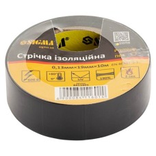 Ізоляційна стрічка Sigma ПВХ чорна 0.13мм*19мм*10м Premium (8411601)