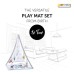 Дитячий килимок Hauck Багатофункціональний ігровий 1st Tent White (76306-7)
