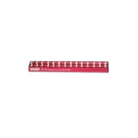 Полиця для інструменту Toptul планка для головок (магнітна) 3/8"x240x12шт (PBKB3R2412)