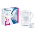 Фільтр-глечик Brita Marella Memo MXPro 2.4л (1.4л води) з фільтр-картриджем 3шт, білий (1052791)