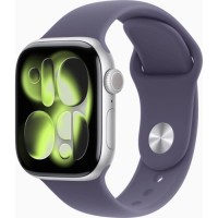 Смарт-годинник Apple Watch Series 11 GPS 42mm Silver Aluminium Case with Purple Fog Sport Band - S/M (MEU64RK/A)