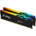 Модуль пам'яті для комп'ютера DDR5 16GB (2x8GB) 6000 MHz Beast RGB EXPO Kingston Fury (ex.HyperX) (KF560C30BBEAK2-16)