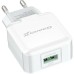 Зарядний пристрій Grand-X USB 5V 2,1A White + cable USB -> micro USB, Cu (CH-03UMW)