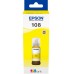 Контейнер з чорнилом Epson 108 EcoTank L8050/L18050 yellow (C13T09C44A)