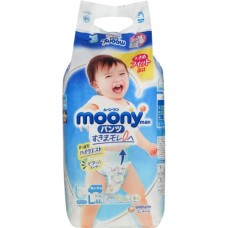 Підгузки Moony трусики для хлопчиків L 9-14 кг 44 шт. (4903111206155)