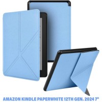 Чохол до електронної книги BeCover Ultra Slim Origami Amazon Kindle Paperwhite 12th Gen. 2024 7" Light Blue (712839)