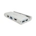 Концентратор VEGGIEG USB-C 5-in-1 USB-C + 3xUSB 3.0 + HDMI + RJ45 0.1m silver (TC07-S)