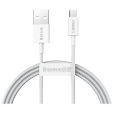 Дата кабель USB 2.0 AM to Micro 5P 2.0m Superior Fast Charging 2A white Baseus (CAMYS-A02)