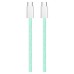 Дата кабель USB-C to USB-C 1.0m 60W 3.0А green ColorWay (CW-CBPDCC061-G)