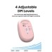 Мишка Ugreen MU105 Wireless Pink (90686)