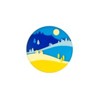 Набір для творчості Rosa Talent Мальовнича Україна ДВП ґрунтоване 30х30 см (4823098531555)