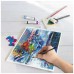 Акрилові фарби Faber-Castell Creative Studio, з 4 пензликами та полотном,12 туб х 9 мл, 12 кольорів (379280) (32662)