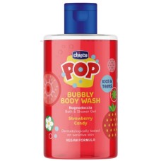Дитячий гель для душу Chicco "Pop" "Strawberry Candy" від 6 років, 300 мл (8058664180110) (12370.00)