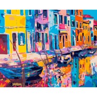 Картина по номерам Santi Райдужна Венеція 40x50 см (954472)