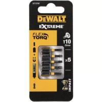 Набір біт DeWALT IMPACT TORSION, ударні, Torx, Т10, L = 25 мм, 5 шт (DT7379T)