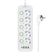 Мережевий фільтр живлення XoKo XK-SP-5-2-1-WH