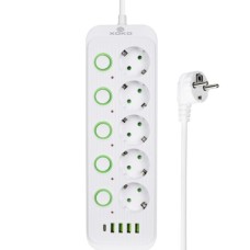 Мережевий фільтр живлення XoKo XK-SP-5-2-1-WH