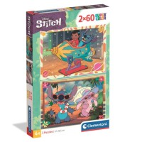 Пазл Clementoni 2 в 1 Stitch, 2 по 60 елементів (24822)
