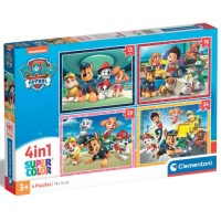 Пазл Clementoni 4 в 1 Paw Patrol, 12,16,20 та 24 елементи (21513.00)
