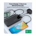 Батарея універсальна Choetech 20000mAh, 22.5W, PD, QC/3.0, Black (B729-CCBK)