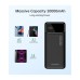 Батарея універсальна Choetech 20000mAh, 22.5W, PD, QC/3.0, Black (B729-CCBK)