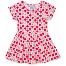 Плаття Lovetti в яблучка (5910-99-86G-coral)