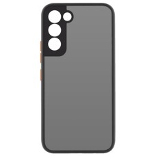 Чохол до мобільного телефона MakeFuture Samsung S22 Plus Frame (Matte PC+TPU) Black (MCMF-SS22PBK)