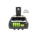 Акумулятор до електроінструменту Ryobi ONE+ RB1820C 18V, 2Ah, 0.4кг (unpacked) (5133005052UNP)